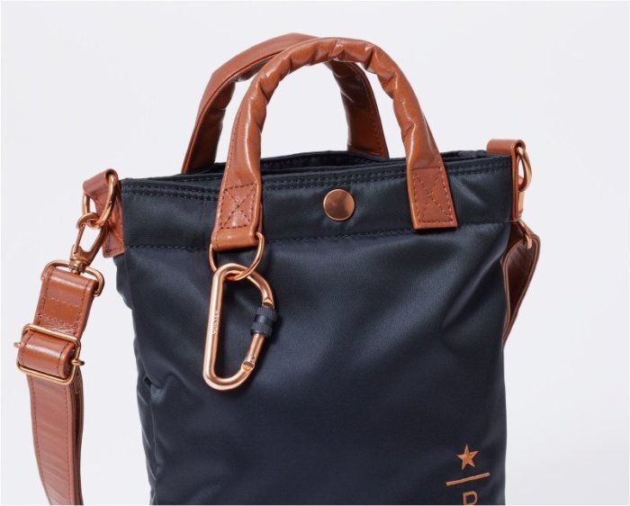 PORTER x STARBUCKS RESERVE Coffee Bean Shape Drum Bag S 側