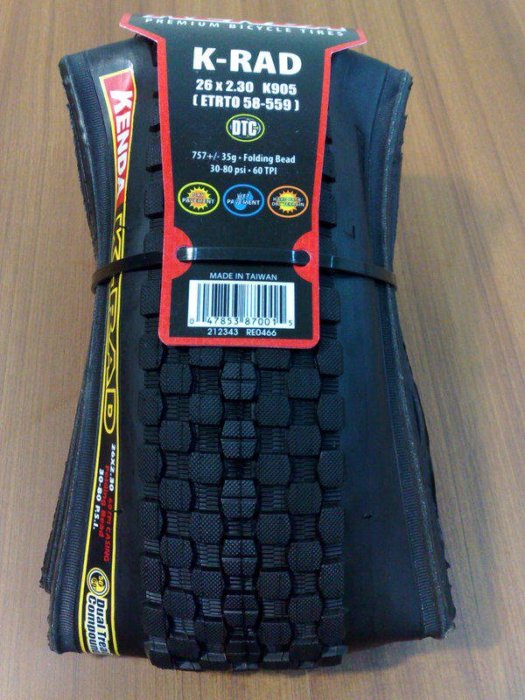 二輪極速】建大KENDA 野地競賽車胎K-RAD K905 DTC 可折全新