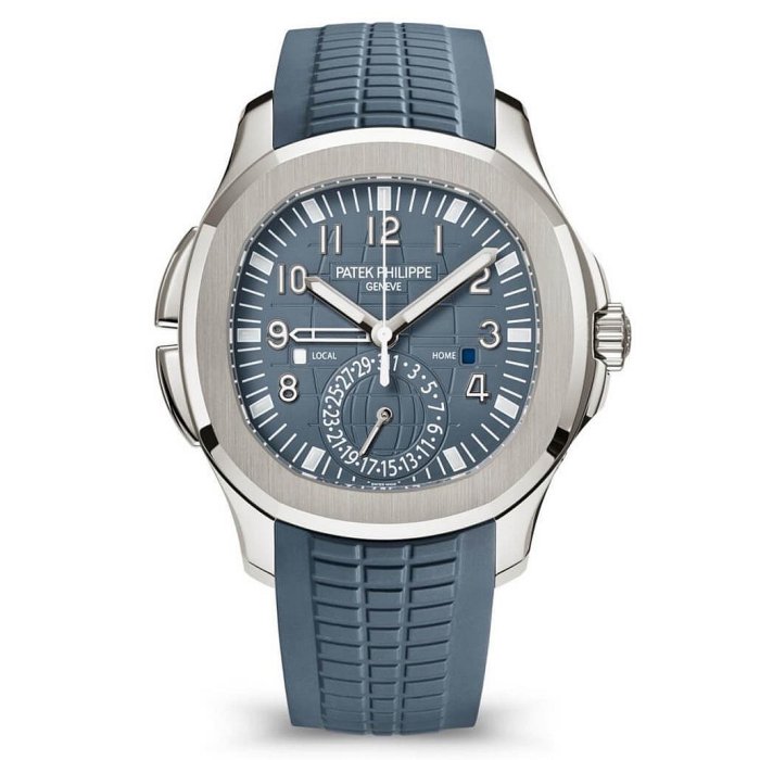 玩錶交流】全新品百達翡麗PATEK PHILIPPE PP 5164G 5164 白K金灰藍色面