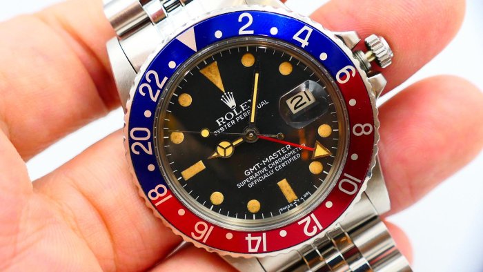 【美好時光】罕見1981年份盒單全膏藥面五珠帶GMT勞力士ROLEX 16750( 1675 16710 16700參考)