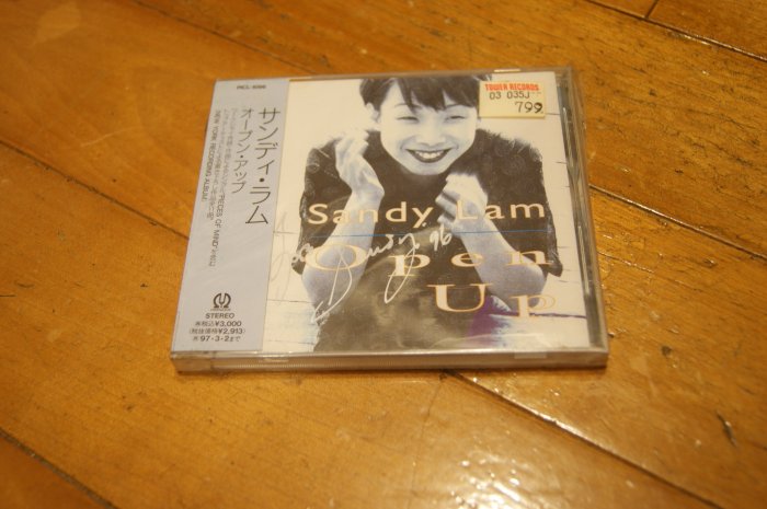林憶蓮sandy lam=1=簽名CD=日文專輯=open up=首版=日本pioneer