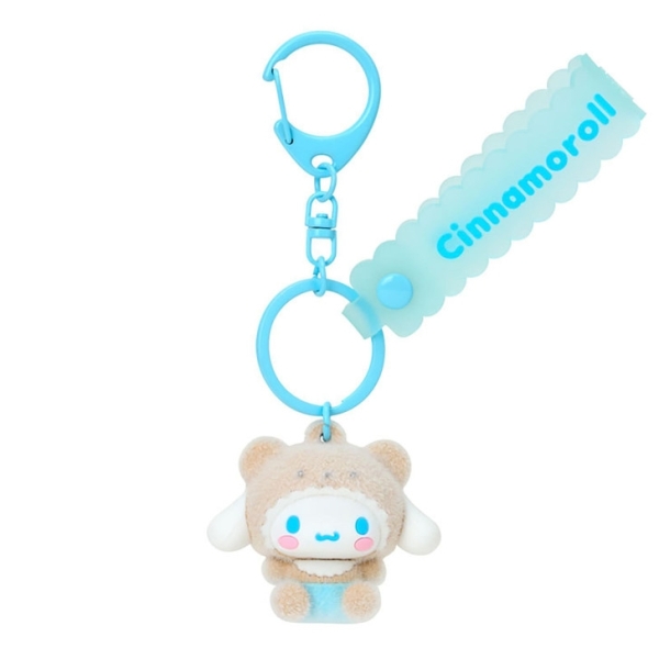 【震撼精品百貨】大耳狗 Cinnamoroll~日本Sanrio三麗鷗 大耳狗立體植絨公仔吊飾-熊寶寶*58310