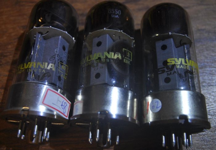 Sylvania 真空管 6550 ２本セット　USA シルバニア　オーディオ 美國SYLVANIA 6550 (KT88) 老管..售3900元/單支(EL34.6L6.GE