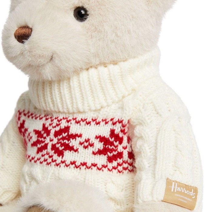ぬいぐるみ Harrods Christmas Bear 2024 Harrods Christmas Bear 2024 Noah (34cm) | Harrods DE