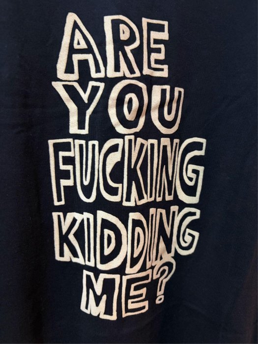 CELINE 21SS ARE YOU FUCKING KIDDING ME T-SHIRT Size:M | Yahoo拍賣