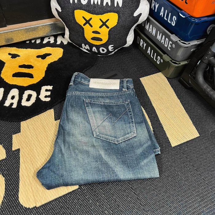 希望商店】NEIGHBORHOOD SAVAGE DENIM DP BASIC PANTS 23SS 復刻金鋼狼