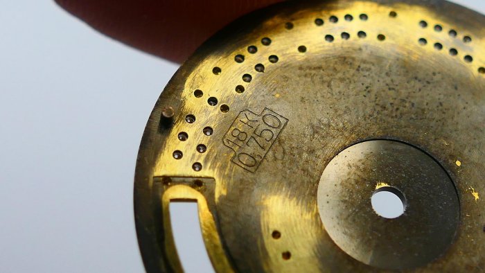 【單售面盤】無暇特殊面MA多層鑽灰色面！ROLEX勞力士原裝整片18K K金面盤！ （ 18038 18238 18048 18388...都可用）