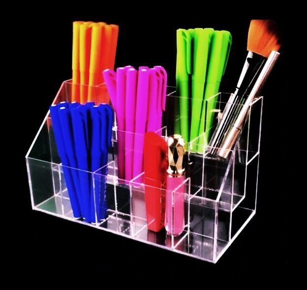 摩斯小舖壓克力精品~文具店壓克力筆架筆筒/藥妝店眉筆架桌上型陳列展示