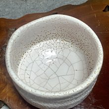 日本志野抹茶碗，志野茶碗，人間國寶名家加藤正山作，純手捏胎