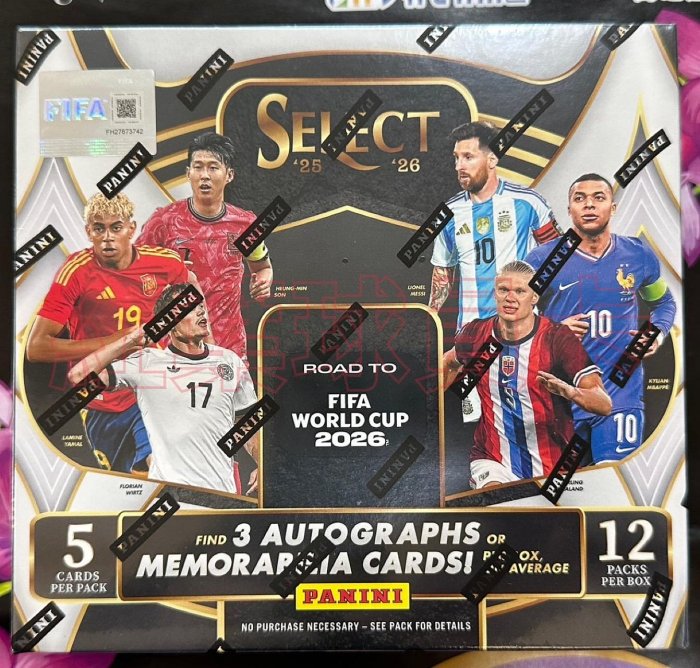 【紅葉球員卡】2025-26 Panini Select 前進世界盃足球卡 精選系列 Hobby 盒卡 配貨組