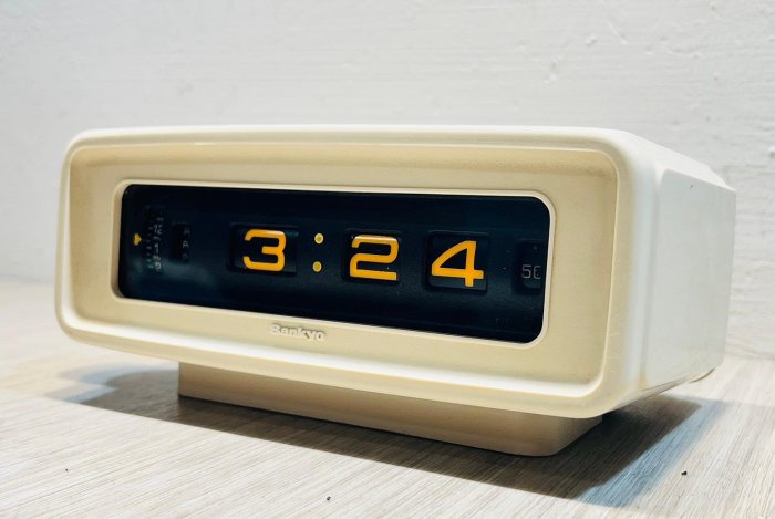 JP.com】日本中古美品Sankyo DT-303 Digital Flip Clock 滾筒翻頁鐘