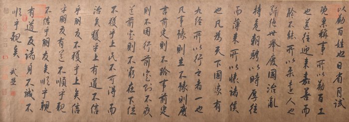 可議價編號ZD20珍品名家手寫書法長卷唐朝武則天書法名作《問政》 宣紙
