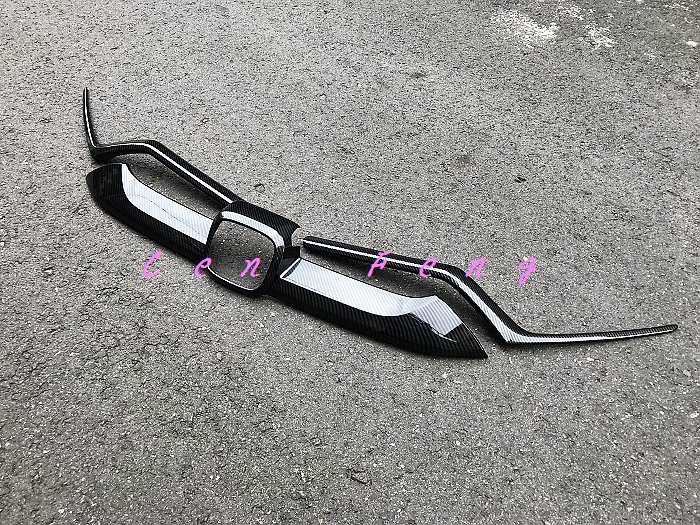 涔峰ＣＦ☆ (碳纖紋) HONDA CR-V 5 CRV 5代 CRV5 水箱罩飾條 水箱護罩飾條 大燈飾條 通風網飾條