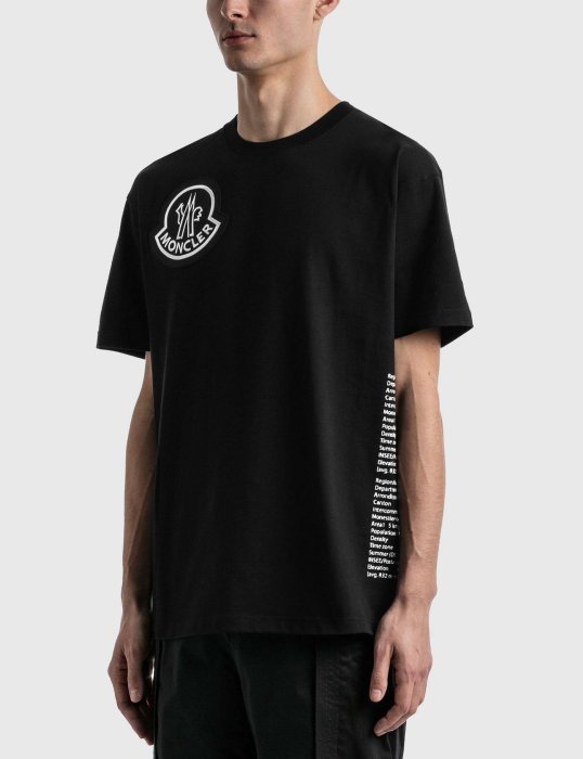 Moncler 黑標GENIUS 1952 大logo 黑色短T 短袖t-shirt 拍賣唯一全新爆