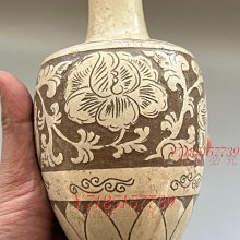 磁州窯剔花盤口瓶瓷器古玩瓷器老窯藝術收藏品不瓷器老瓷收藏【錦繡古玩