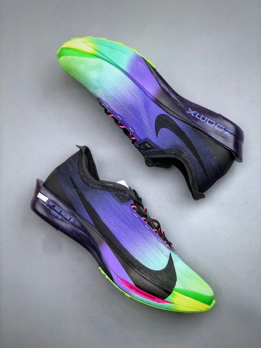 免運NIKE ZOOMX STREAKFLY 2 GLAM 疾馳綠紫IO9567-400 跑鞋【GL代購