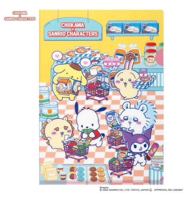 ＊日式雜貨館＊日本限定 吉伊卡哇聯名三麗鷗 系列周邊 三麗鷗聯名吉伊卡哇 造型斜背包 掛飾 吊飾 玩偶 期間限定 資料夾