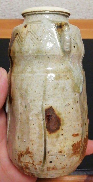 加藤弥右衛門作　美濃伊賀茶入　美品　共箱　茶道具　送料込 加藤彌右衛門作美濃伊賀茶入共箱仕服付茶道具| Yahoo拍賣