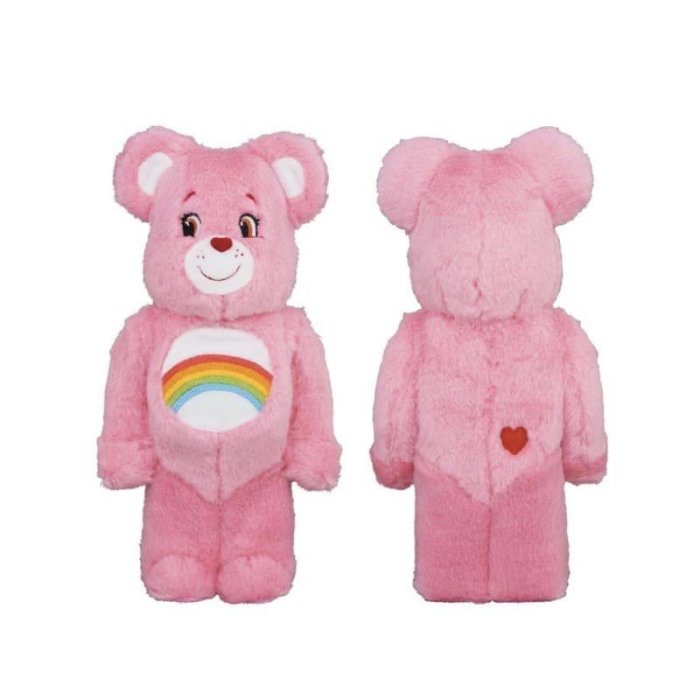 BE@RBRICK 400% 彩虹熊CHEER BEAR COSTUME CAREBEARS 庫柏力克熊現貨一