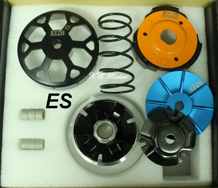 ES ES150 高效傳動套組( 普利盤 + 壓板 + 冷鍛風葉 + 碗公 + 離合器 + 大彈簧 + 普利珠 )