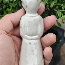 宋金時期磁州窯人物像，白釉黑彩獨特精品，品相完美好如初，生動有趣的