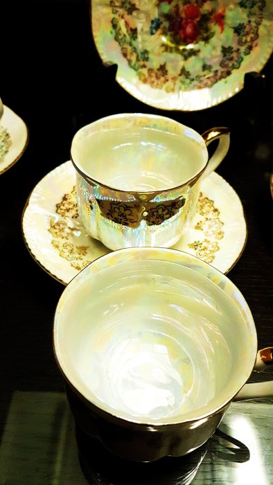 日本Seyei Chinaセーエー陶器咖啡杯具組與糖罐| Yahoo拍賣