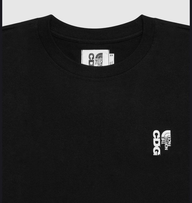 CDG x THE NORTH FACE T-SHIRT 北臉川久保玲聯名短袖| Yahoo拍賣