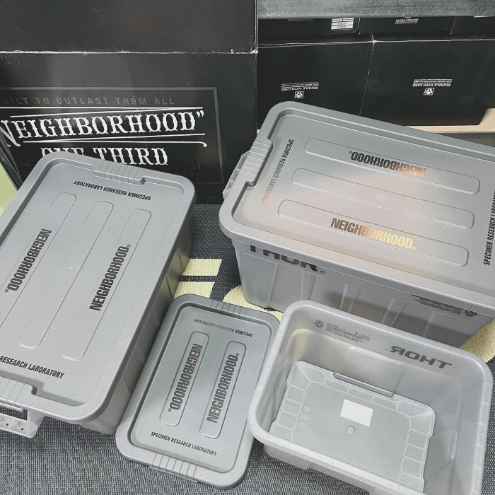 希望商店】NEIGHBORHOOD SRL THOR 75 / P-TOTES CONTAINER 22SS 大置物