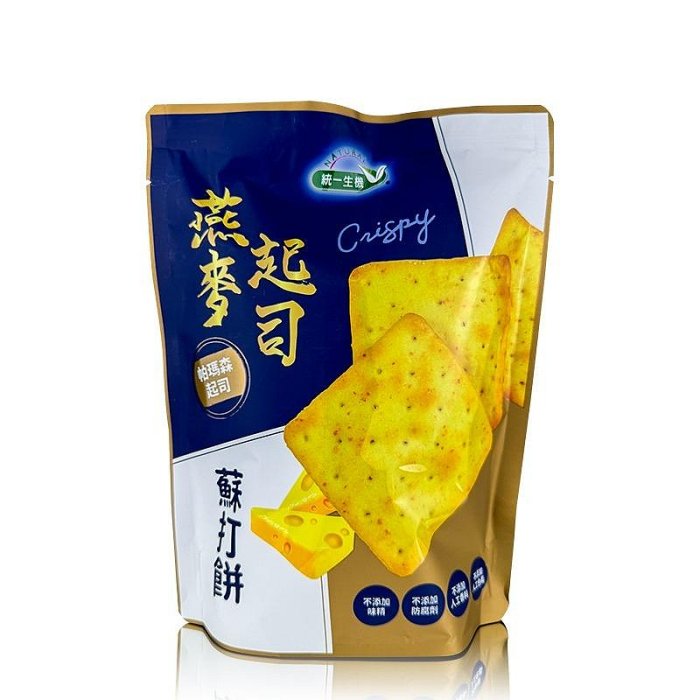 統一生機 燕麥起司蘇打餅108公克/袋