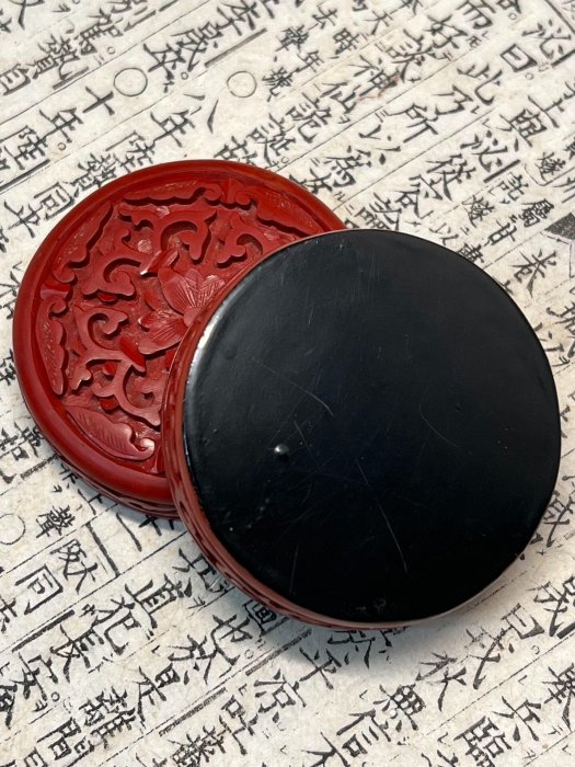 中国风铜制香炉| eBay AR913 年代物 剔紅騎虎人物紋香盒・