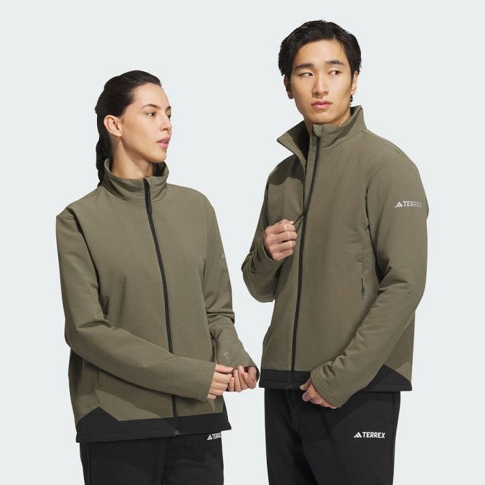限時特價 南🔥2024 5月 ADIDAS TERREX 運動外套 WIND.RDY 立領 反光 男款 綠 HY4701