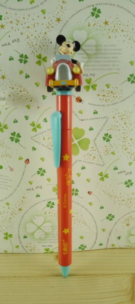 【震撼精品百貨】Micky Mouse 米奇/米妮 ~原子筆-米奇迴力車