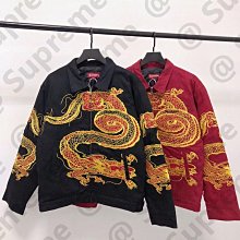 Supreme 18fw Dragon Work Jacket 龍袍刺繡夾克| Yahoo拍賣