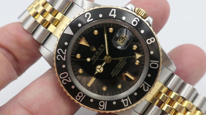 【美好時光】極品鉚釘面五珠帶版本1979年份ROLEX勞力士16753 nipple dial ( 1675 16750 參考）