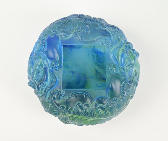 玖隆蕭松和挖寶網N》琉璃工房2005年神獸古獸祥獸琉璃工藝品收藏擺飾重