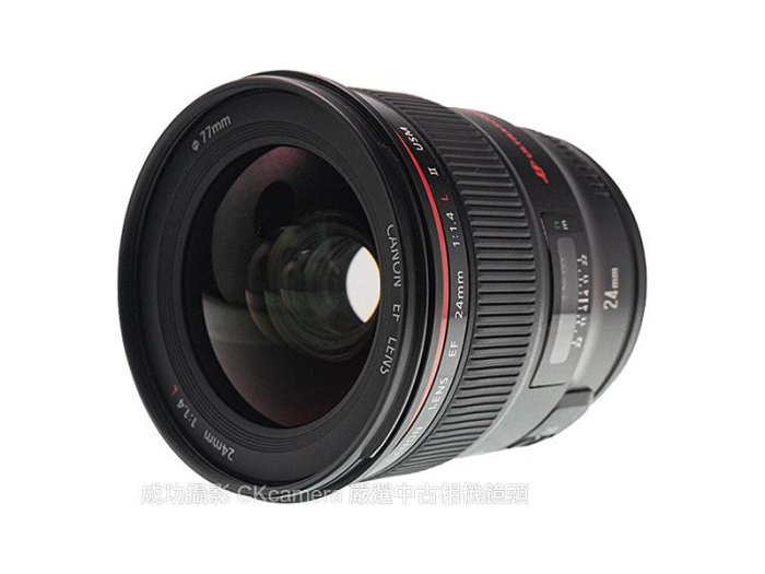 希少中古美品Canon EF 24mm f/1.4 L Ⅱ USM おまけ3枚 EF 24mm f/1.4L II USM - [Canon Hongkong Company Limited]