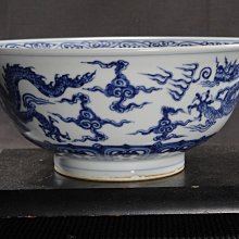 大明宣德年製青花龍紋大碗| Yahoo拍賣