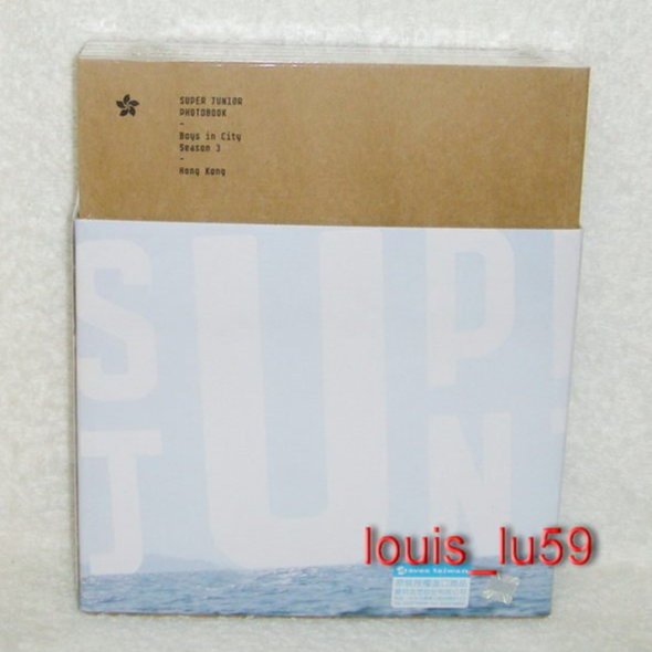 Super Junior Boys in City Season 3 Hong Kong 香港寫真書【台版寫真+