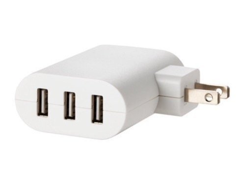 3個　IKEA イケア USB充電器 3ポート KOPPLA コップラ　ホワイト KOPPLA コップラ アダプタープラグ 3個口, アース無 ホワイト - IKEA