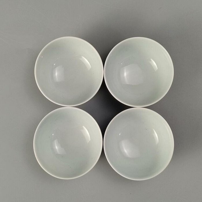 篩月庵竹泉制日本平安時代三浦竹泉造清水燒染付茶具原箱保存橫手公道杯