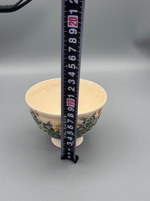 碗NO.290【日本香陶園·秋草紋抹茶碗】手繪古雅原箱老件茶席藏級美器