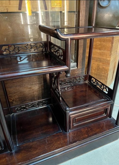 ⑪唐木家具 茶道具 唐木家具｜花梨｜水屋｜茶箪笥