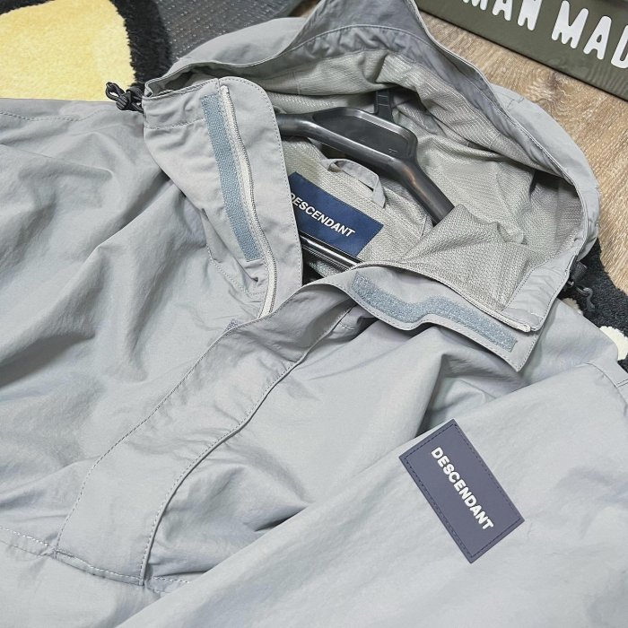 ジャケット・アウター DESCENDANT BELLY PULLOVER JACKET DESCENDANT/BELLY PULLOVER JACKET (BLACK)