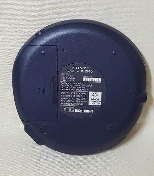 超激得，新品 SONY CDウォークマン D-E660 20周年ロゴ 新品未使用品
