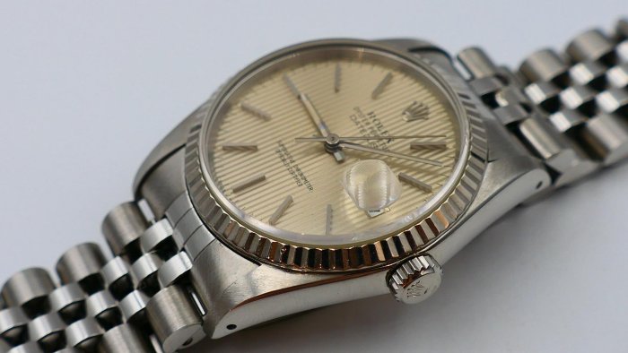 【美好時光】1990年份ROLEX勞力士16234特殊窗簾面盒單全超美品（錶帶已整新不虛）116234 16014參考