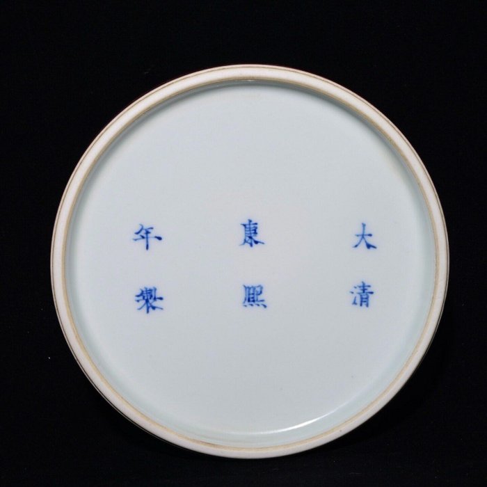 清康熙年制豇豆紅釉暗刻紋太白尊，高10x12.5厘米～119184古玩收藏擺件