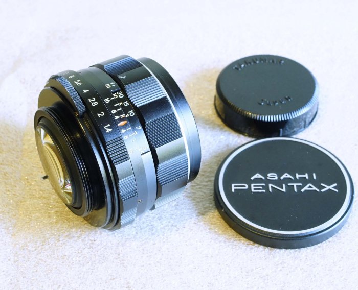 悠悠山河】收藏級難得好貨八枚玉Super-Takumar 50mm F1.4 M42 鏡片完美