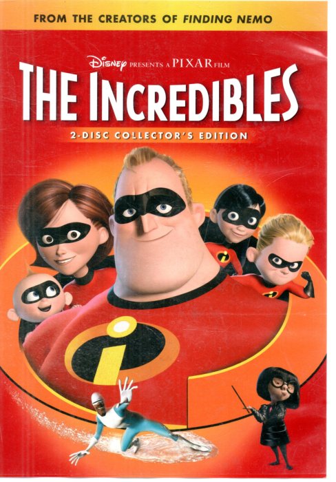 迪士尼x皮克斯 THE INCREDIBLES 超人特攻隊 台版中文字幕DVD 再生工場02