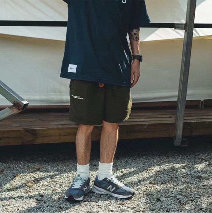 希望商店】WTAPS ACADEMY SHORTS NYLON. TAFFETA 22SS 尼龍沙灘