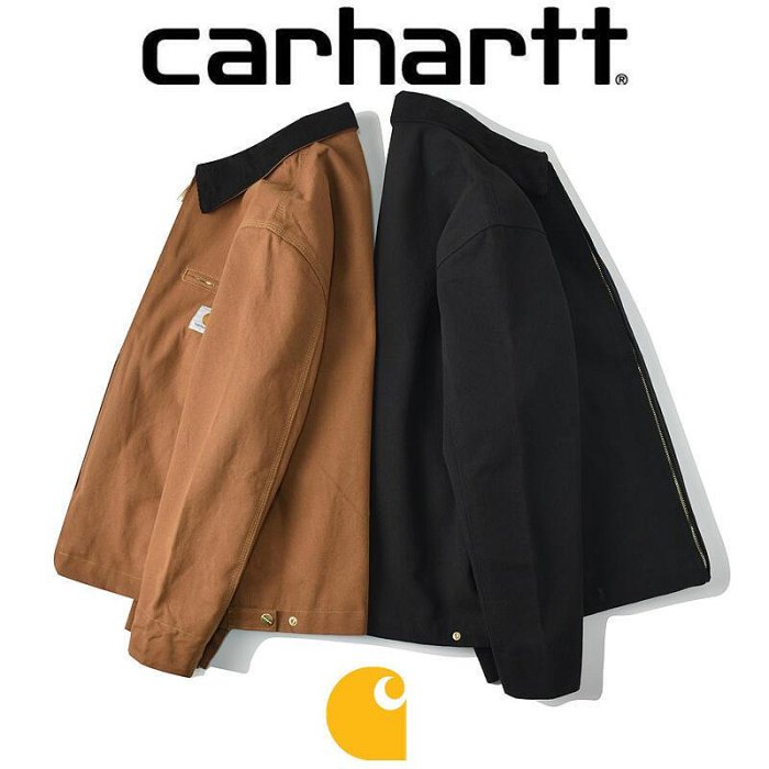 【小多】Carhartt卡哈特春秋外套男女情侶底特律重磅翻領星際穿越工裝夾克